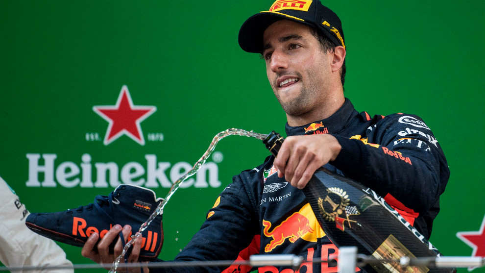 El australiano Ricciardo ganó el Gran Premio de China El australiano Ricciardo ganó el Gran Premio de China