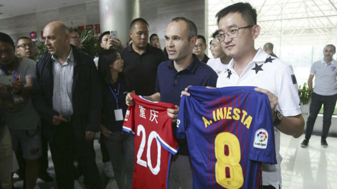 Andrés Iniesta NO jugará en el Chongqing Dangdai Lifan chino — OFICIAL