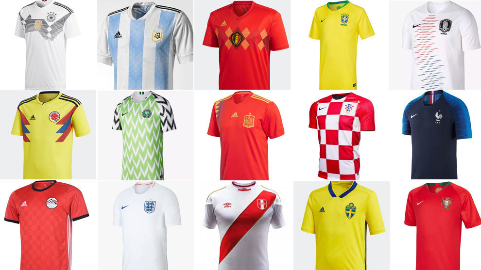 Las 32 camisetas del Mundial: ¿Cuál es la más bonita? ¿Y la más fea? |  MARCA Claro Colombia