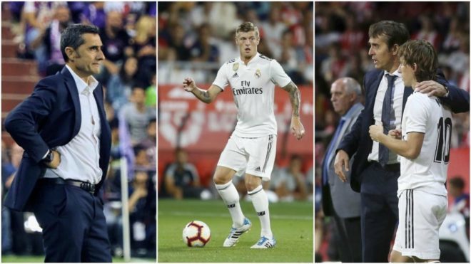 Un evento Triplicar Delegación Liga Española: Lopetegui cambia el estilo: el Real Madrid con más posesión  que el Barcelona | MARCA Claro Colombia