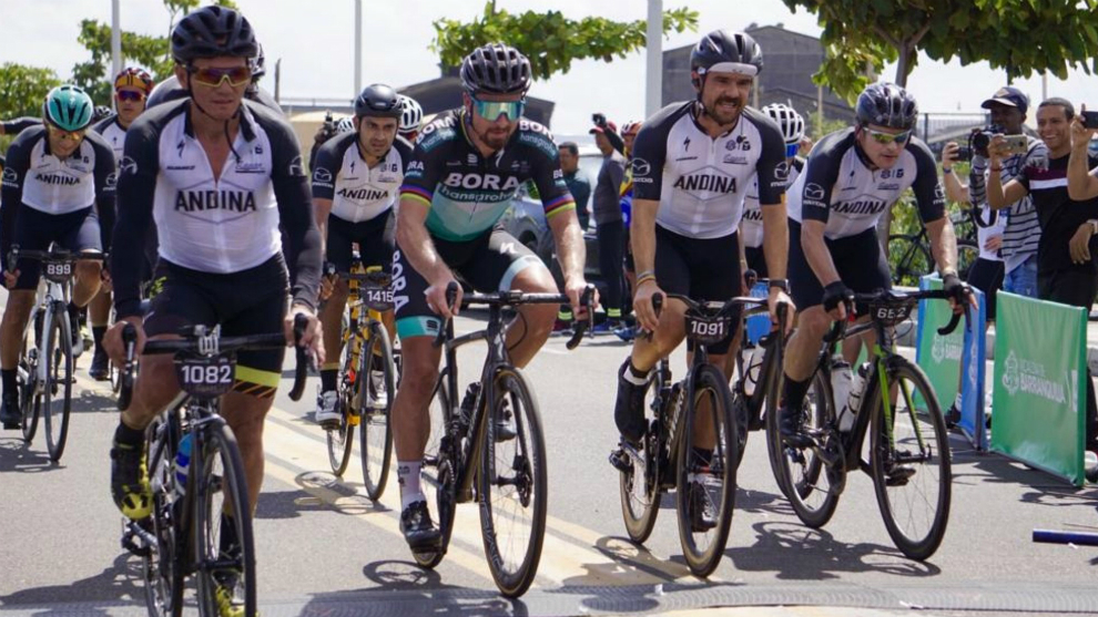 Peter Sagan puso a rodar a Barranquilla con el Gran Fondo que lleva su nombre - Marca Claro Colombia