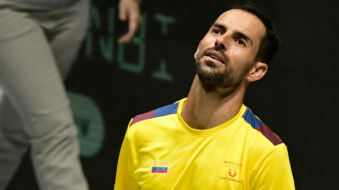 Santiago Giraldo cae en su debut ante Steve Darcis - Marca Claro Colombia