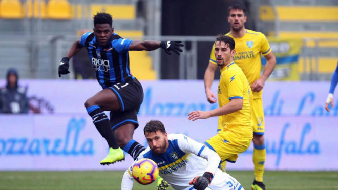 Duván Zapata sigue imparable: marcó cuatro goles frente al Frosinone Duván Zapata sigue imparable: marcó cuatro goles frente al Frosinone
