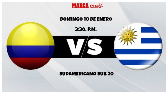 Sudamericano Sub 20: Colombia vs Uruguay, en vivo el ...