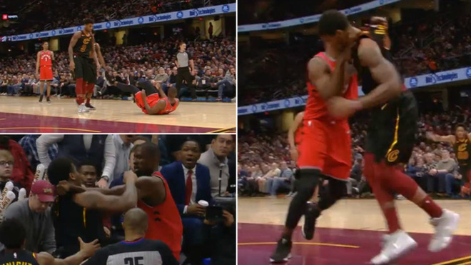 Ibaka y Chriss se van a puñetazos Ibaka y Chriss se van a puñetazos