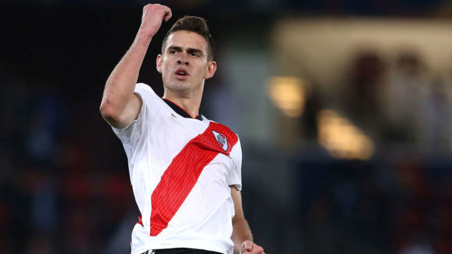 El XI de River ante Gimnasia