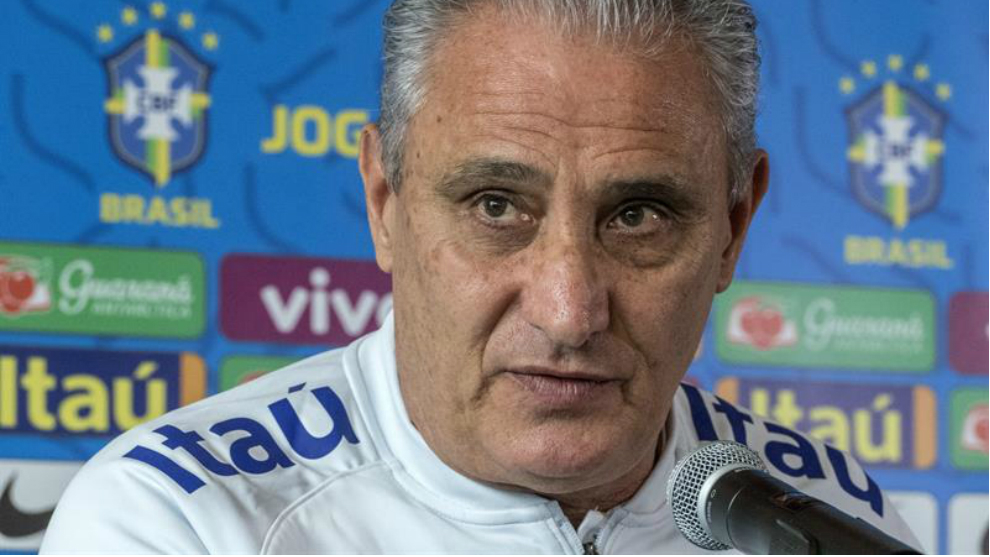 El seleccionador brasileño, Adenor Leonardo Bacchi, "Tite", habla...