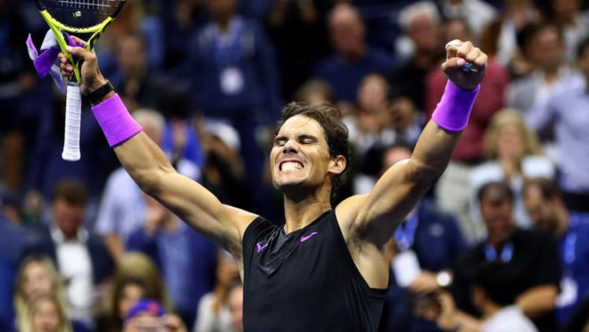 Rafa celebra una nueva final en el Abierto de los Estados Unidos