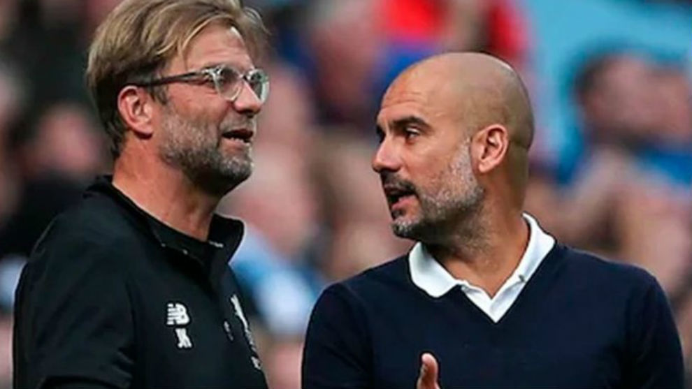 Jurgen Klopp y Guardiola.