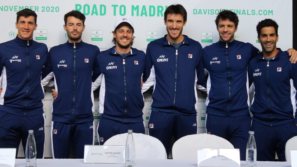 Equipo de Argentina para la serie clasificatoria de Copa Davis.