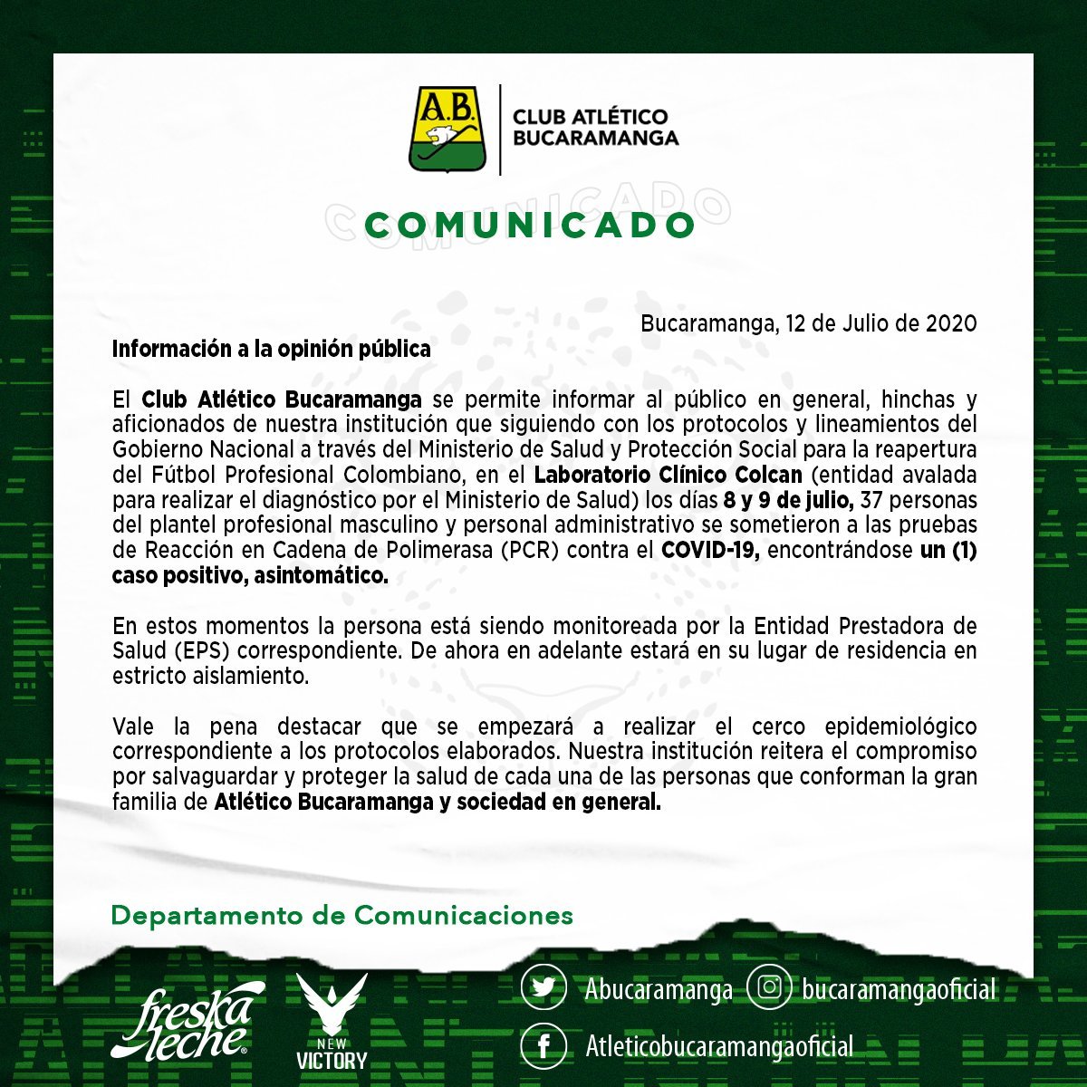 Liga Betplay Dimayor: Atlético Bucaramanga confirma un ...