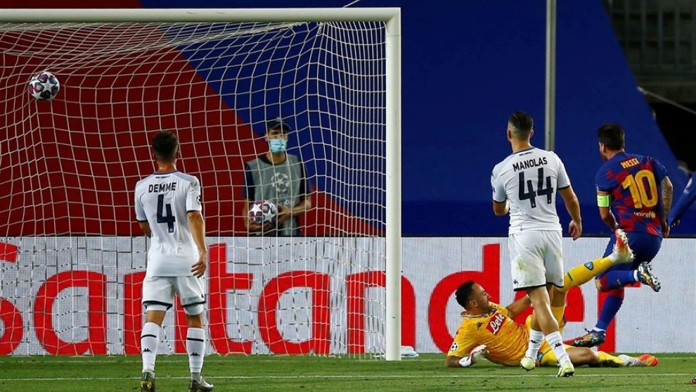 Barcelona - Napoli: Leo Messi vuelve a decir presente con su gol en octavos  de final de Champions | MARCA Claro Colombia
