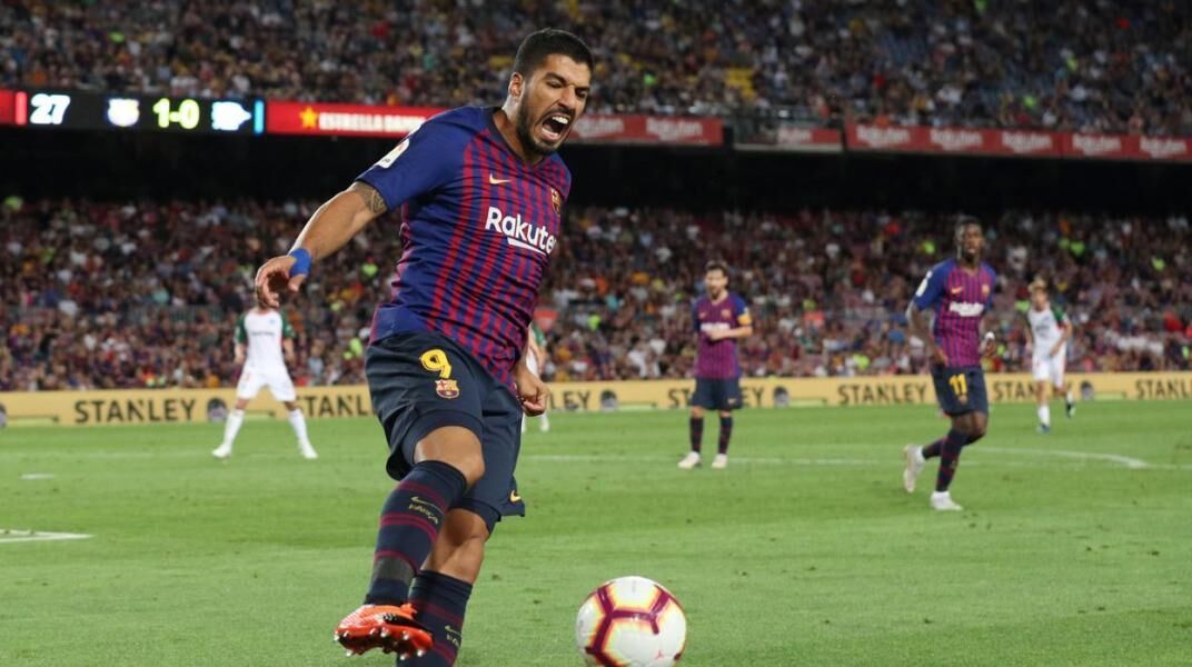 Luis Suárez tampoco quedó exento de polémica sobre su peso durante el comienzo de la temporada 2018/2019