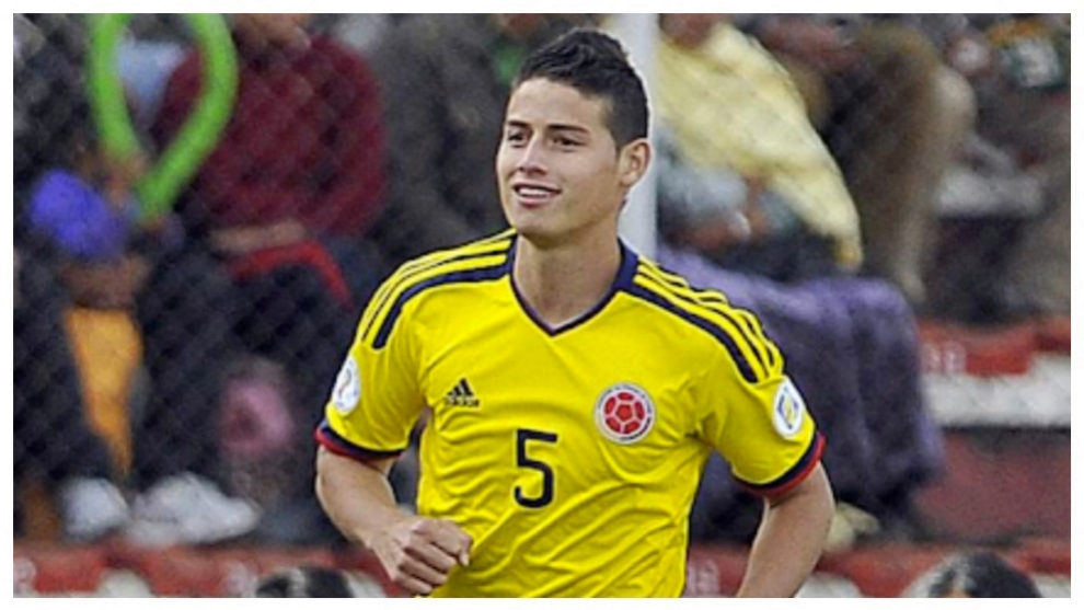 James en su debut ante Bolivia.