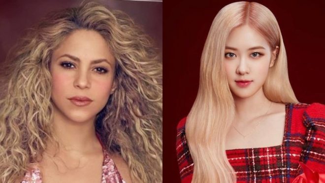 Shakira y Rosé de Blackpink