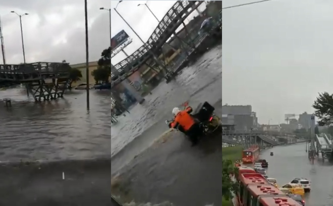 Inundaciones en Bogotá hoy Emergencia por inundaciones en varias zonas