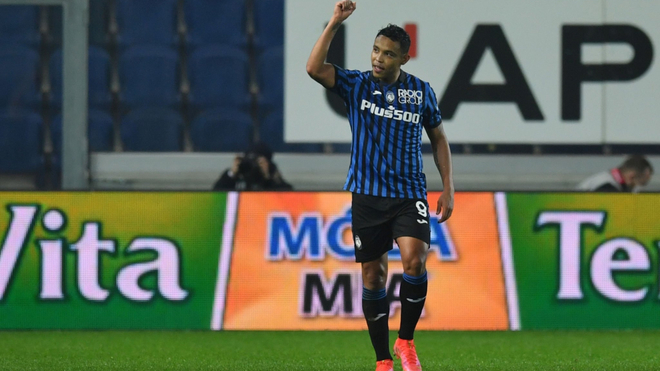 Luis Fernando Muriel, delantero colombiano del Atalanta.
