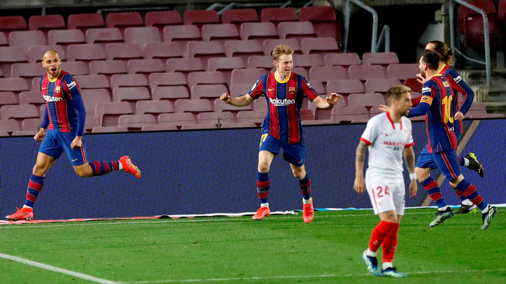 El Barcelona remonta el 2-0 vs Sevilla en el partido de vuelta