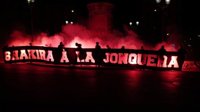 El cartel de la discordia en contra de Shakira.