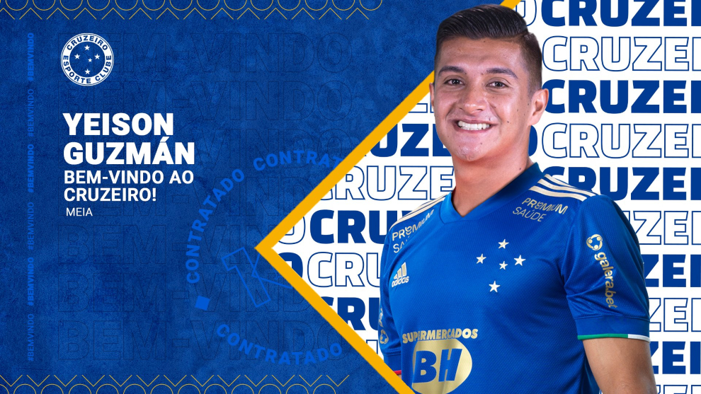 Marcado De Fichajes Oficial Yeison Guzman Es Nuevo Jugador De Cruzeiro De Brasil Marca Claro Colombia