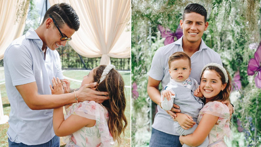 Seleccion Colombia James Rodriguez En El Cumpleanos De Su Hija Salome Tras Ser Excluido Por Rueda Marca Claro Colombia