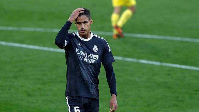 Varane, during a match with Real Madrid