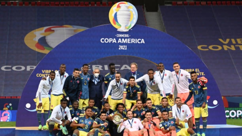 La selección colombiana quedó tercera en la Copa América
