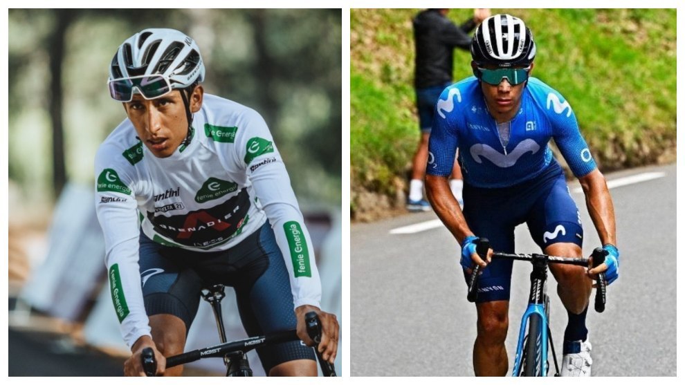 Egan Bernal and Miguel 