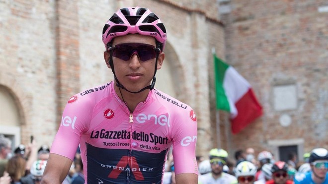Egan Bernal, campeón del Giro de Italia 2021.