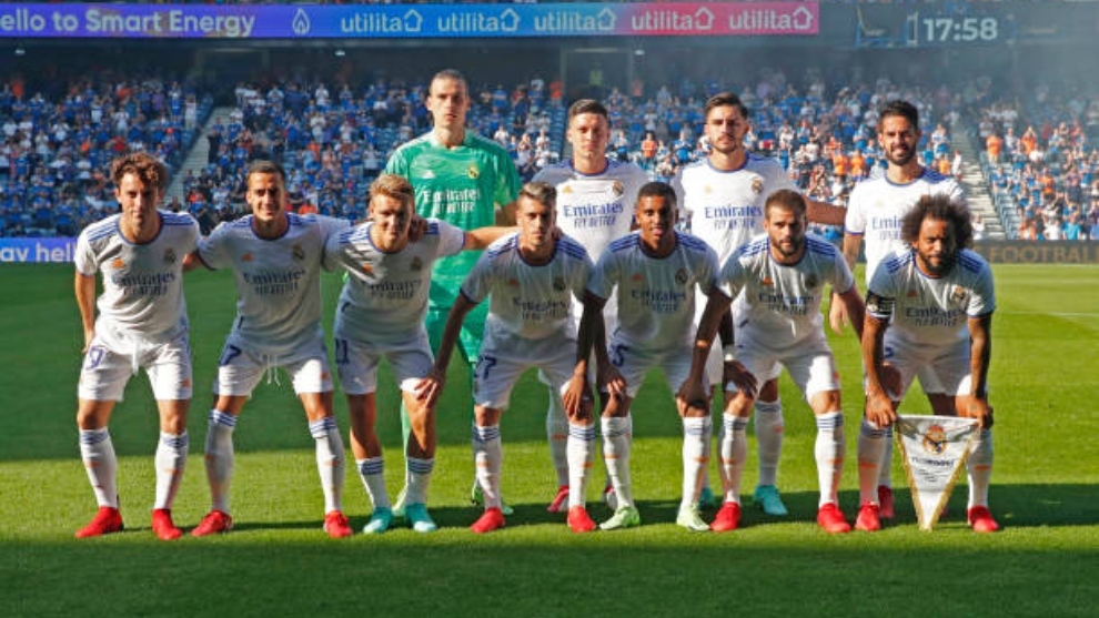 Odegaard dentro del once del Real Madrid