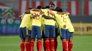 Selección Colombia preparándose para el 2026.