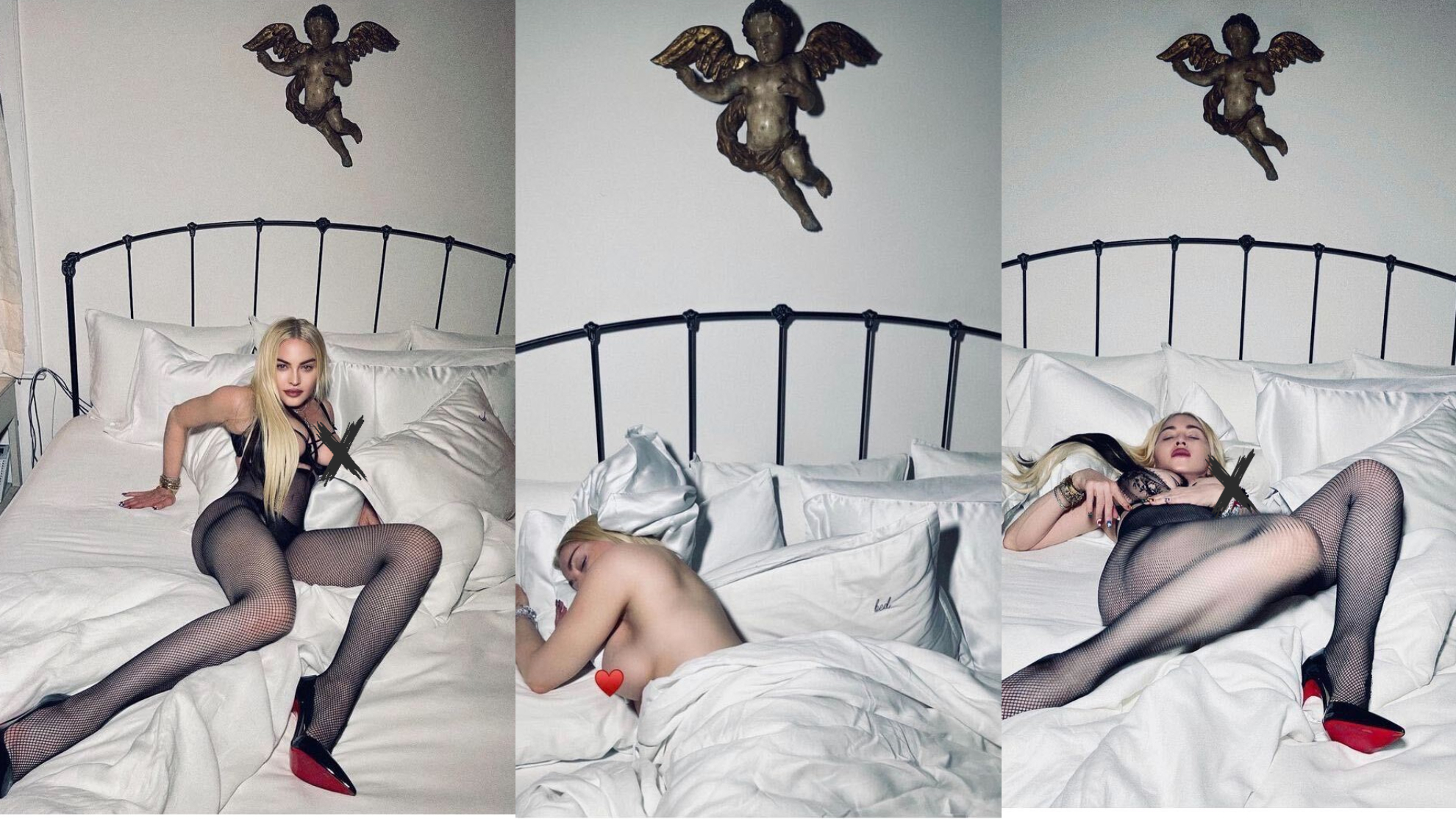 Madonna publica fotos de escándalo en su cuenta de Instagram y las...