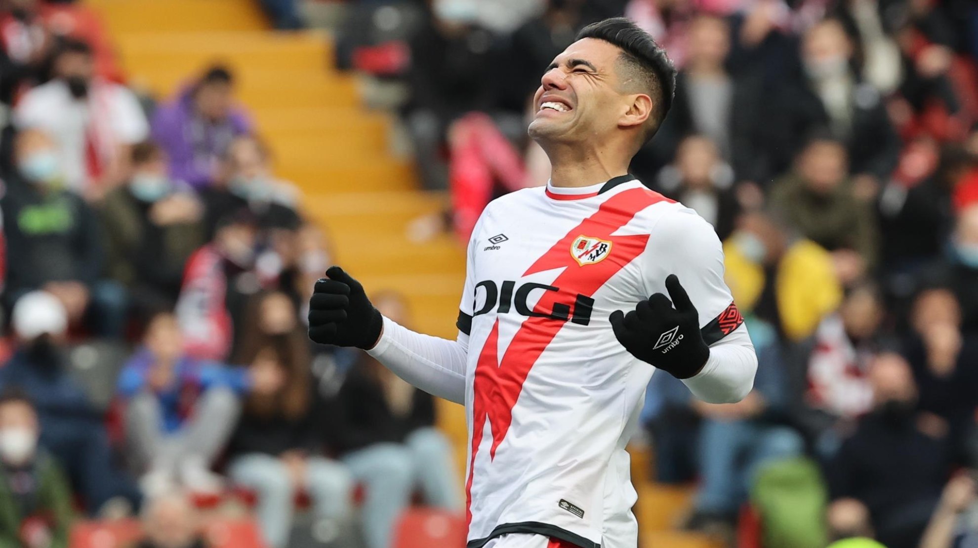 Radamel Falcao, delantero de Rayo Vallecano