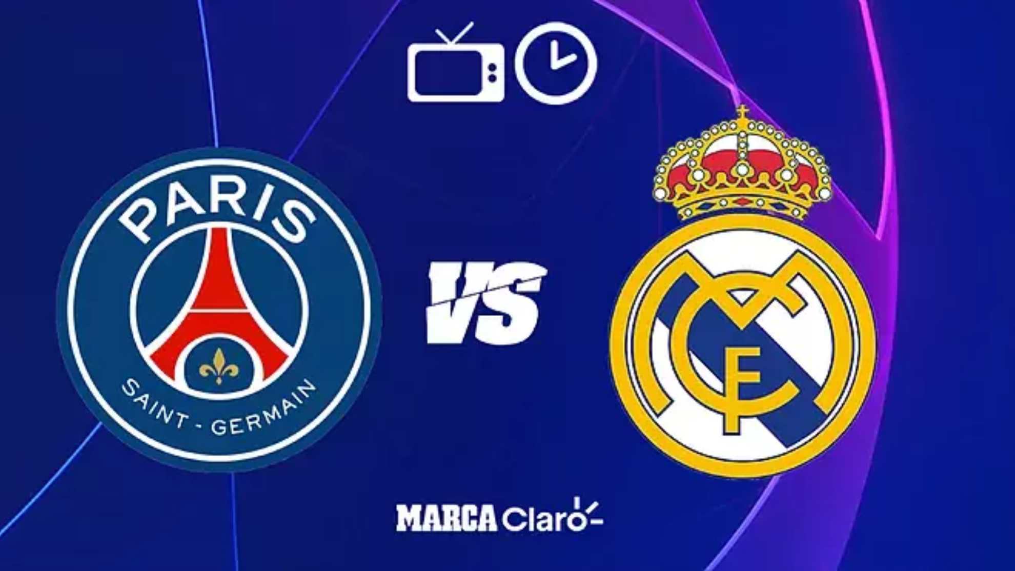Paris Saint Germain vs Real Madrid: horario y dónde ver en TV el ...