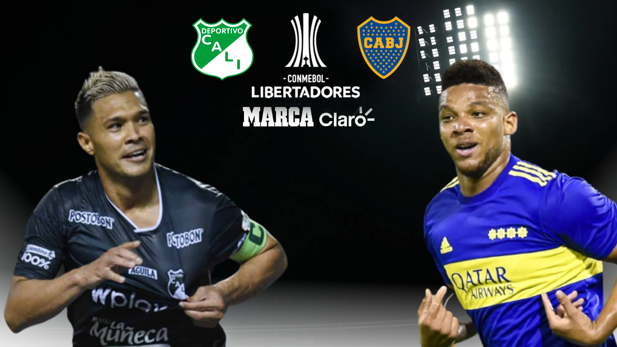 Partidos hoy: Resumen, resultado y goles de Deportivo Cali vs Boca Juniors: partido por la de grupos de la Copa Conmebol MARCA Claro Colombia