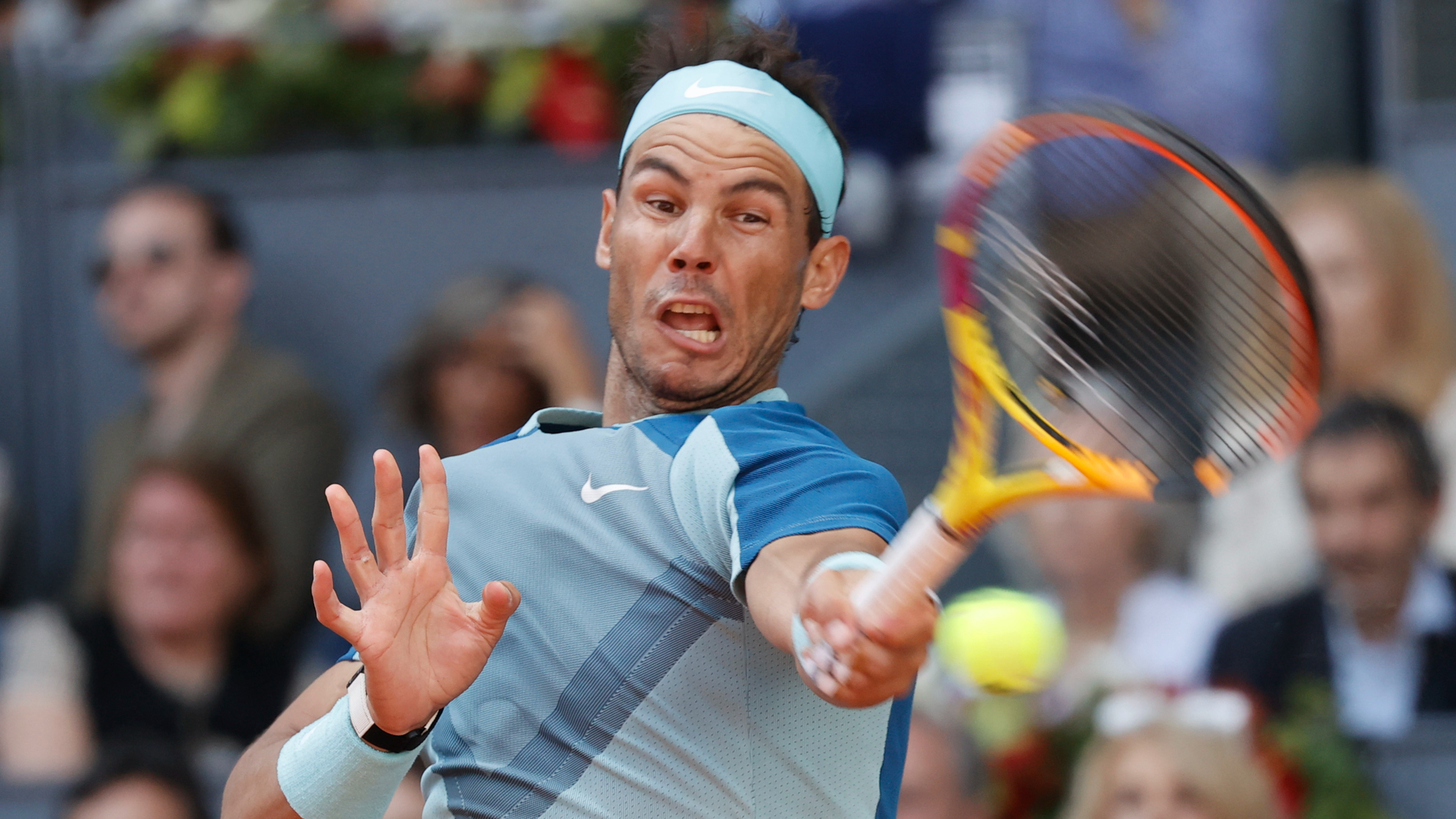 Rafa Nadal saca sus siete vidas ante Goffin y ya está en cuartos de Madrid  | MARCA Claro Colombia
