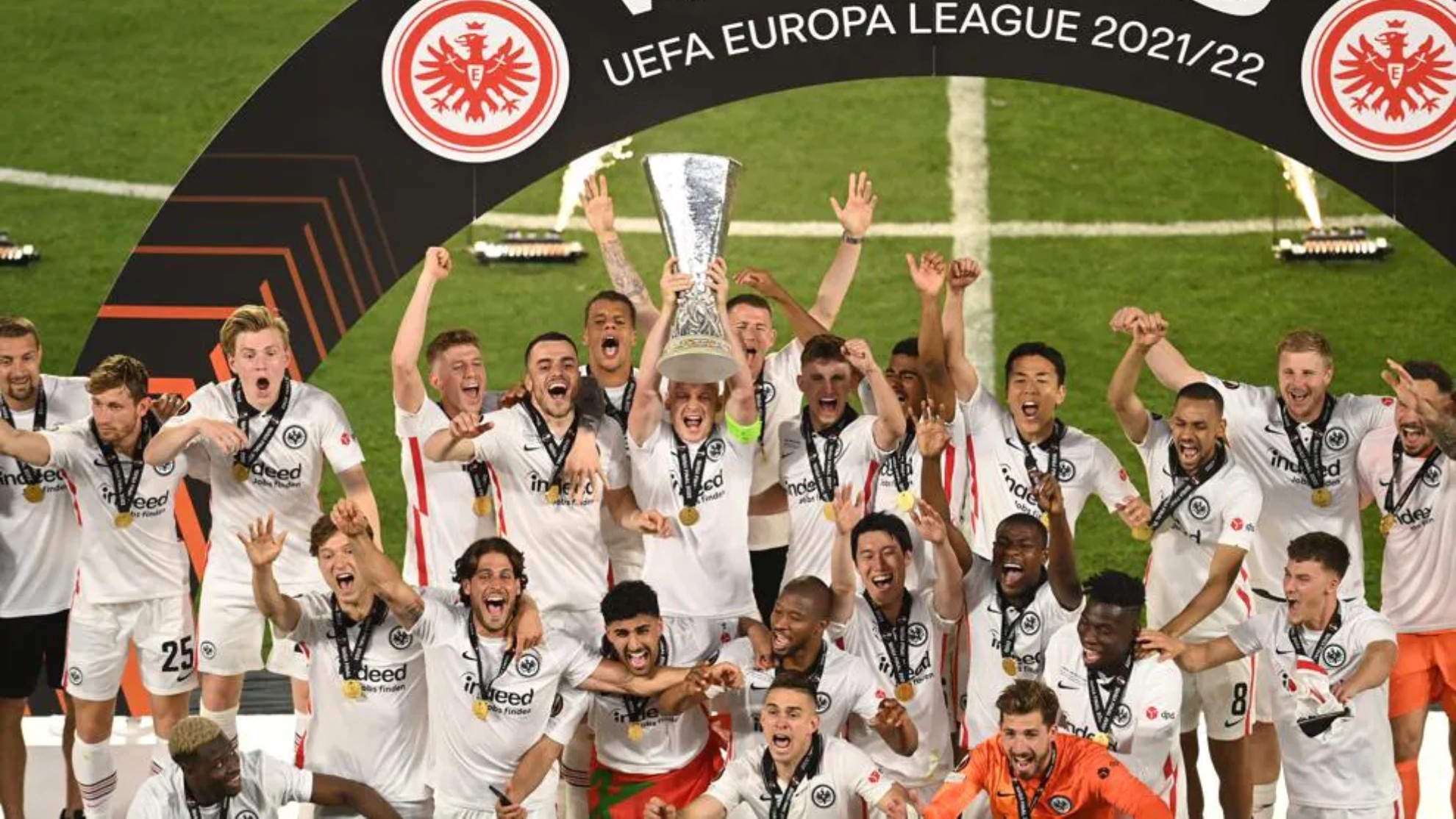 Eintracht Frankfurt, campeón de la Europa League.