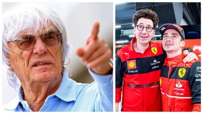 Bernie Ecclestone no le da opciones a Charles Leclerc en este Mundial.