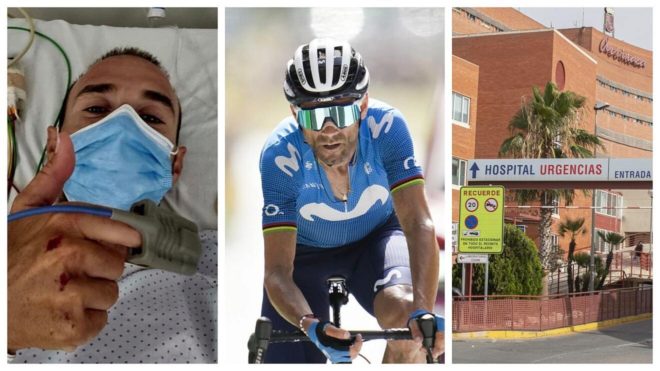 Alejandro Valverde abandona el hospital tras su atropello