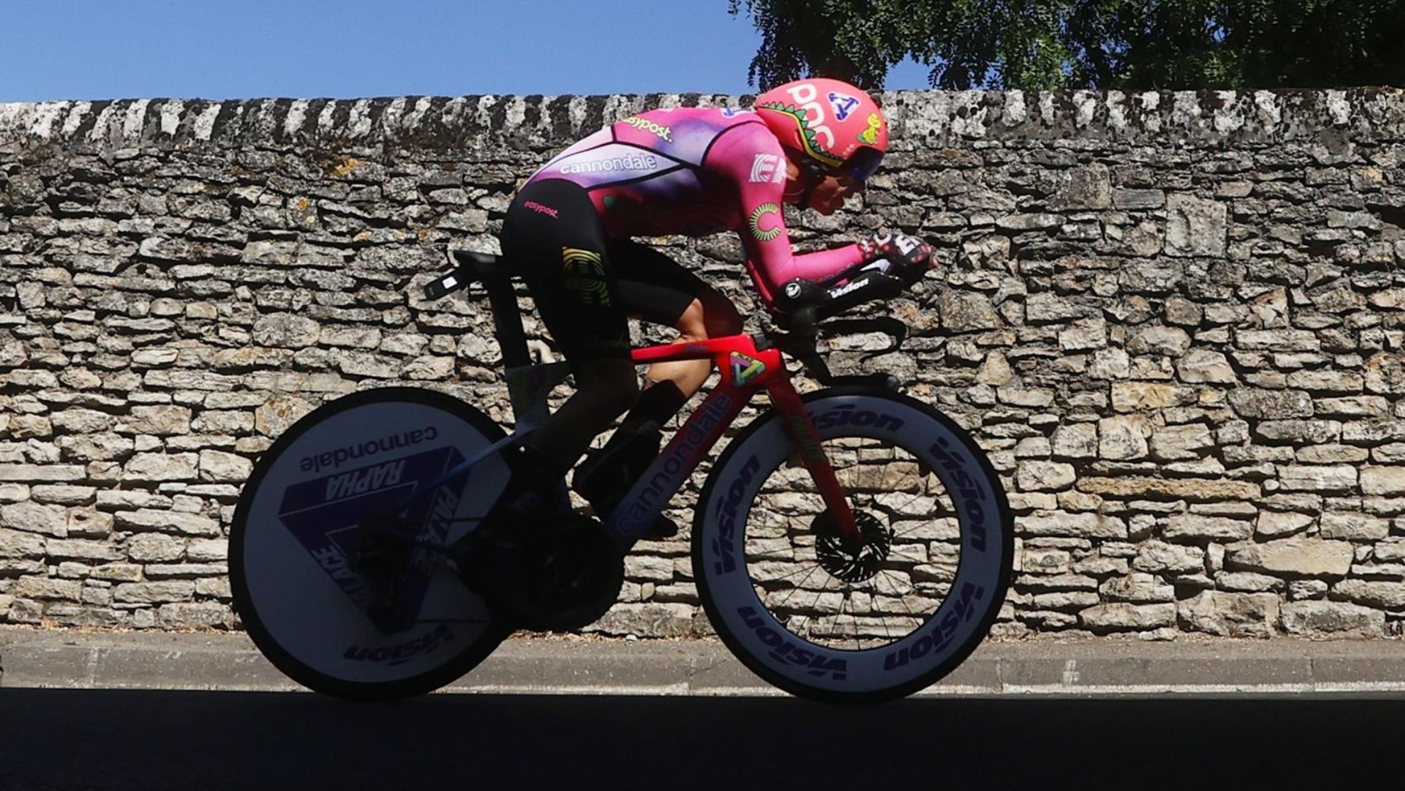 Rigoberto Urán en la contrarreloj de la etapa 20 del Tour de Francia
