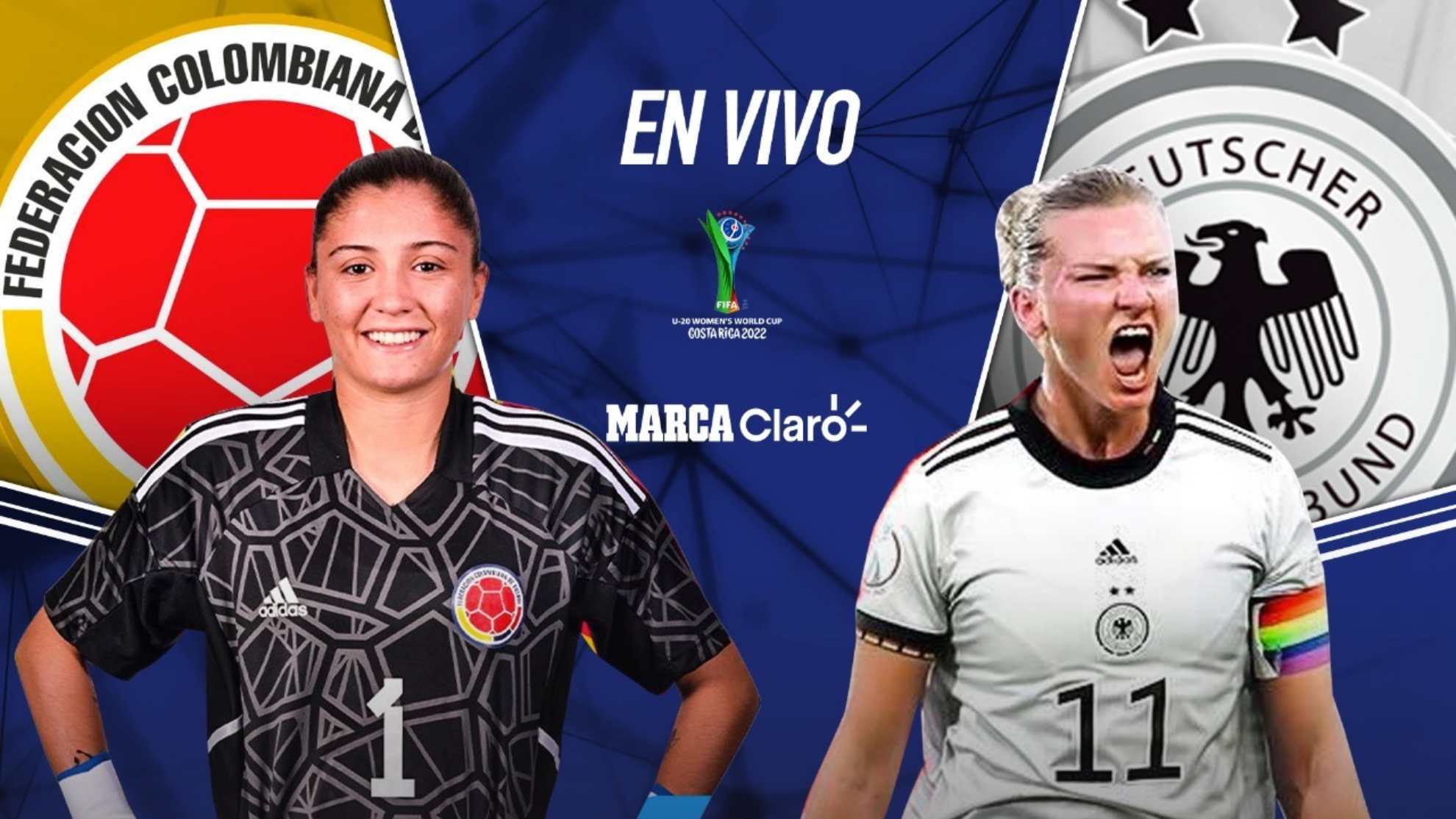 Partidos de hoy: Alemania 0-1 Colombia, resumen y goles del partido del Mundial Femenino Sub-20 en Costa Rica | Claro Colombia