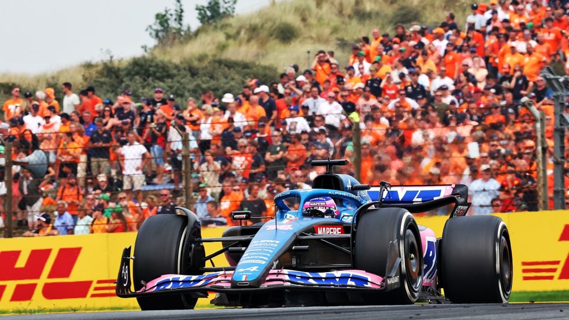 Fernando Alonso, durante el Gran Premio de Países Bajos.