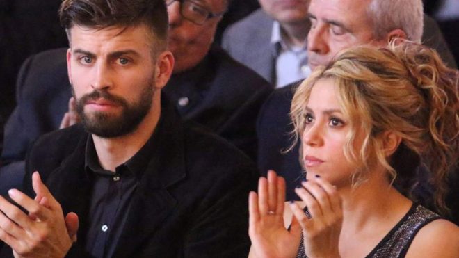 Piqué y Shakira juntos en un evento.