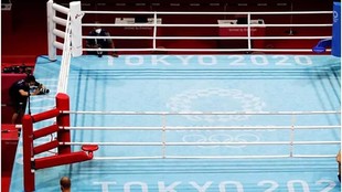 El cuadrilátero de boxeo en los Juegos Olímpicos de Tokio
