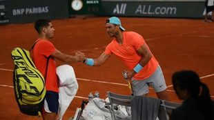 Alcaraz y Nadal ocupan los dos primeros puestos del ránking ATP.
