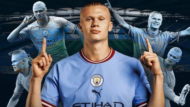 Haaland suma ya 14 goles en este comienzo de la Premier League.