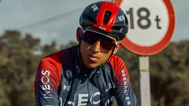 Egan Bernal, ciclista del INEOS.