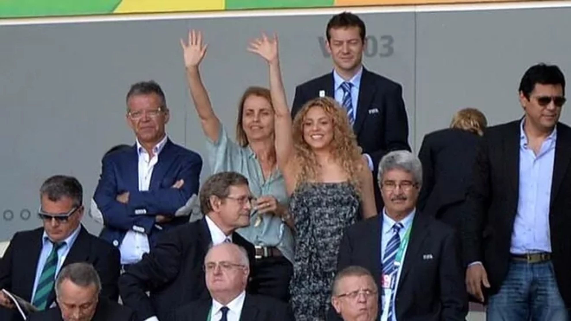 Shakira y Monserrat, madre de Gerard Piqué.