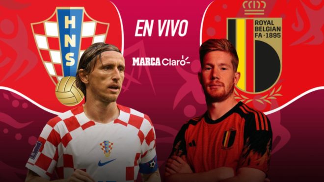 Croacia vs Bélgica: en vivo y en directo online.