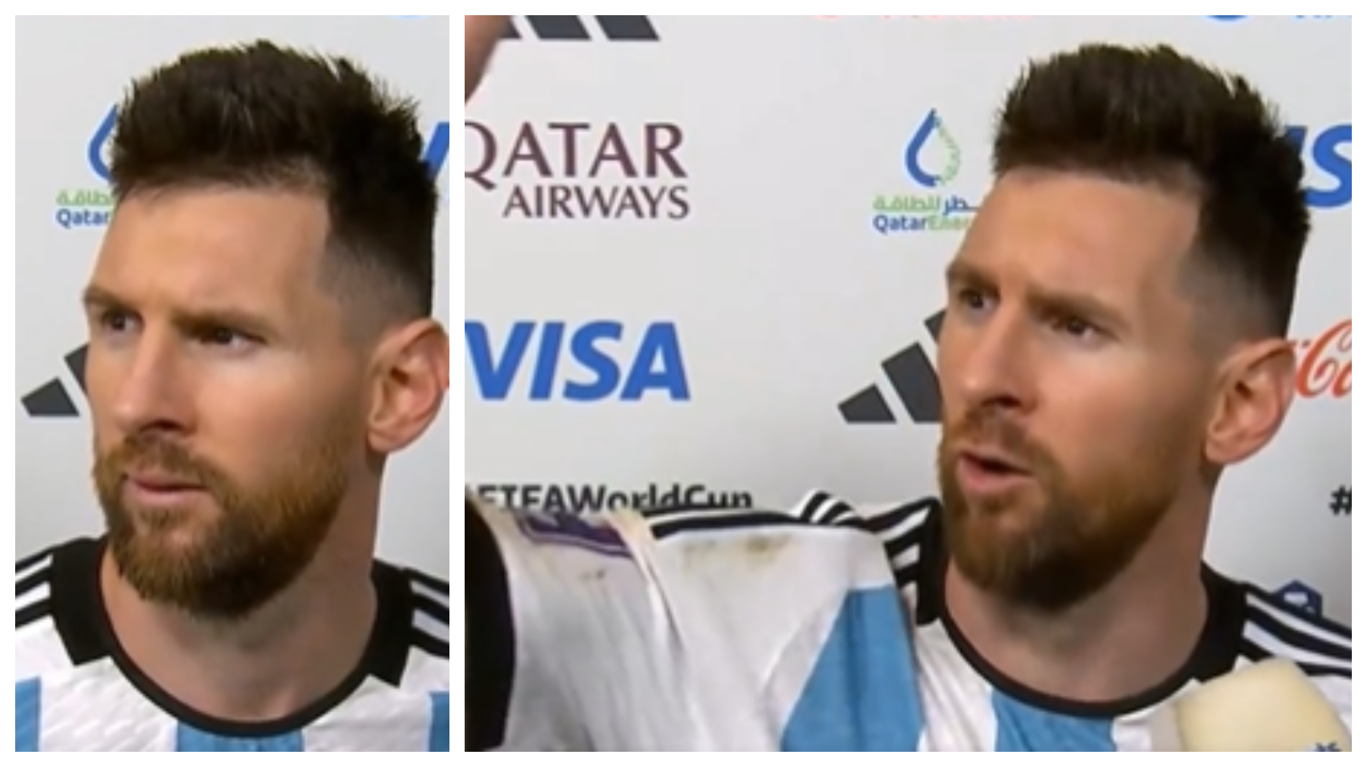 Países Bajos 2-2 Argentina: Lionel Messi arremete contra Weghorst: "¿Qué mirás, bobo...?" | MARCA Claro Colombia